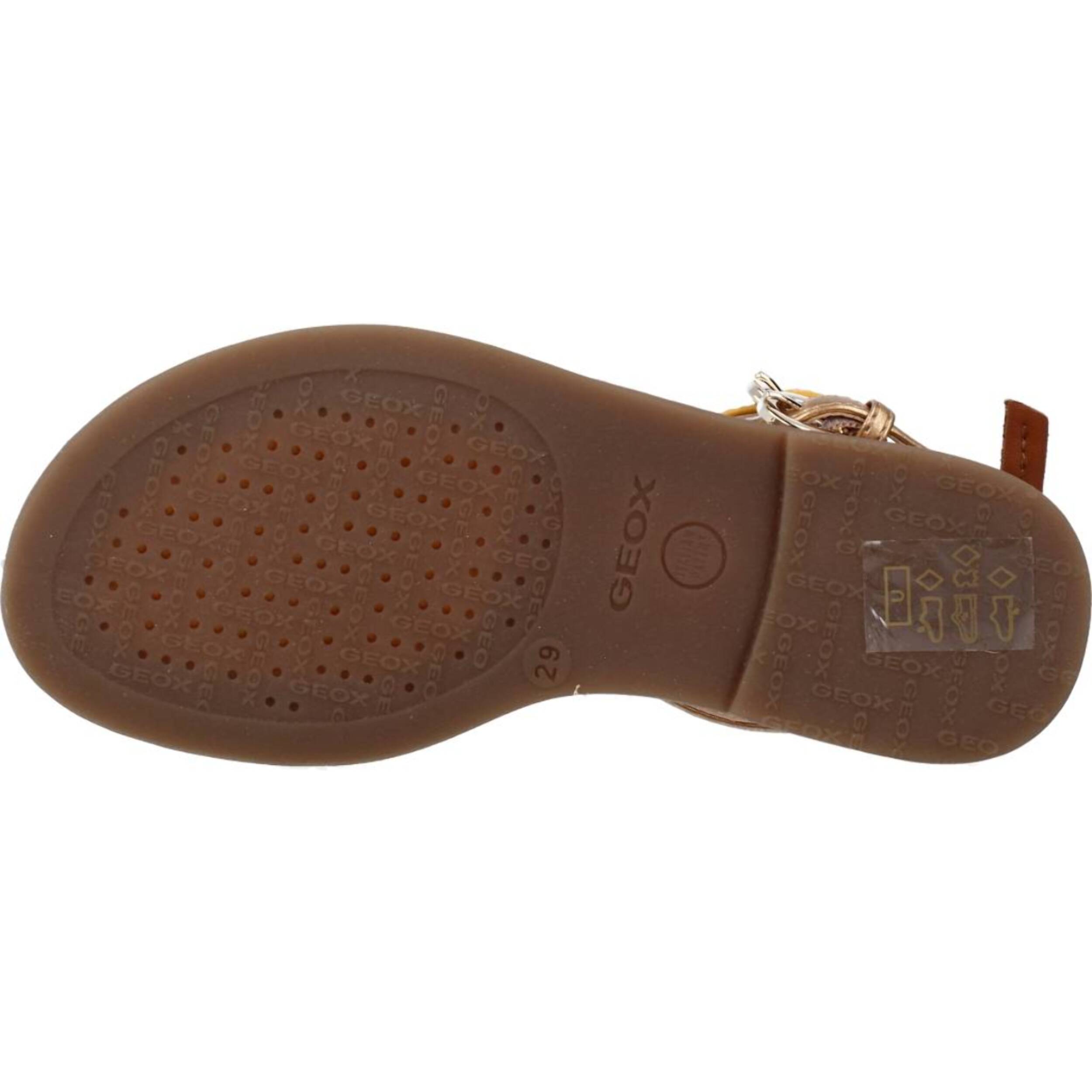 Sandalias Niña de la marca GEOX  modelo J SANDAL KARLY GIRL MARRON