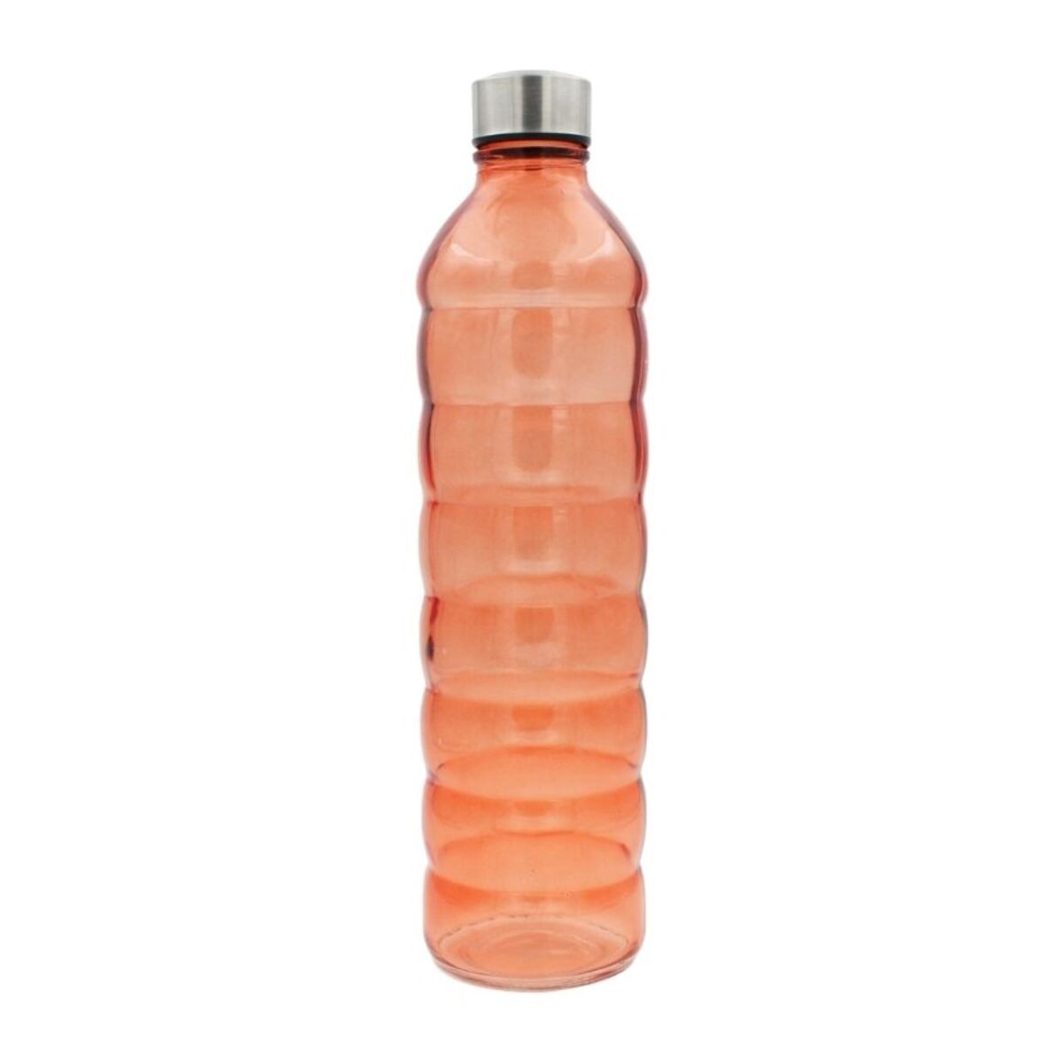 Bouteille orange en verre coloré, GLOUPOP
