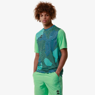 Kappa - Maglie gioco Uomo Verde - Kombat Padel Fier
