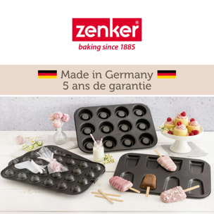 Ensemble de 2 Moules pour 24 babas au rhum Zenker Spécial Créative