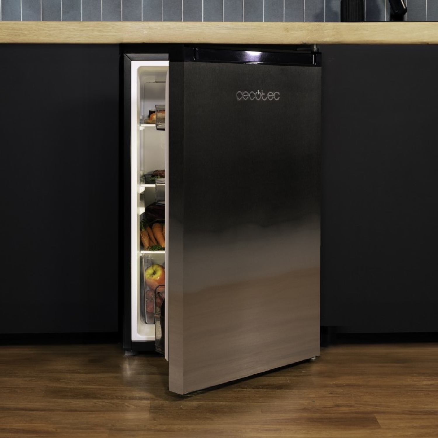 Cecotec Mini frigorífico Bolero CoolMarket TT 114 L Inox