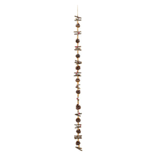 Guirlande pommes de pin et perles 1,5m