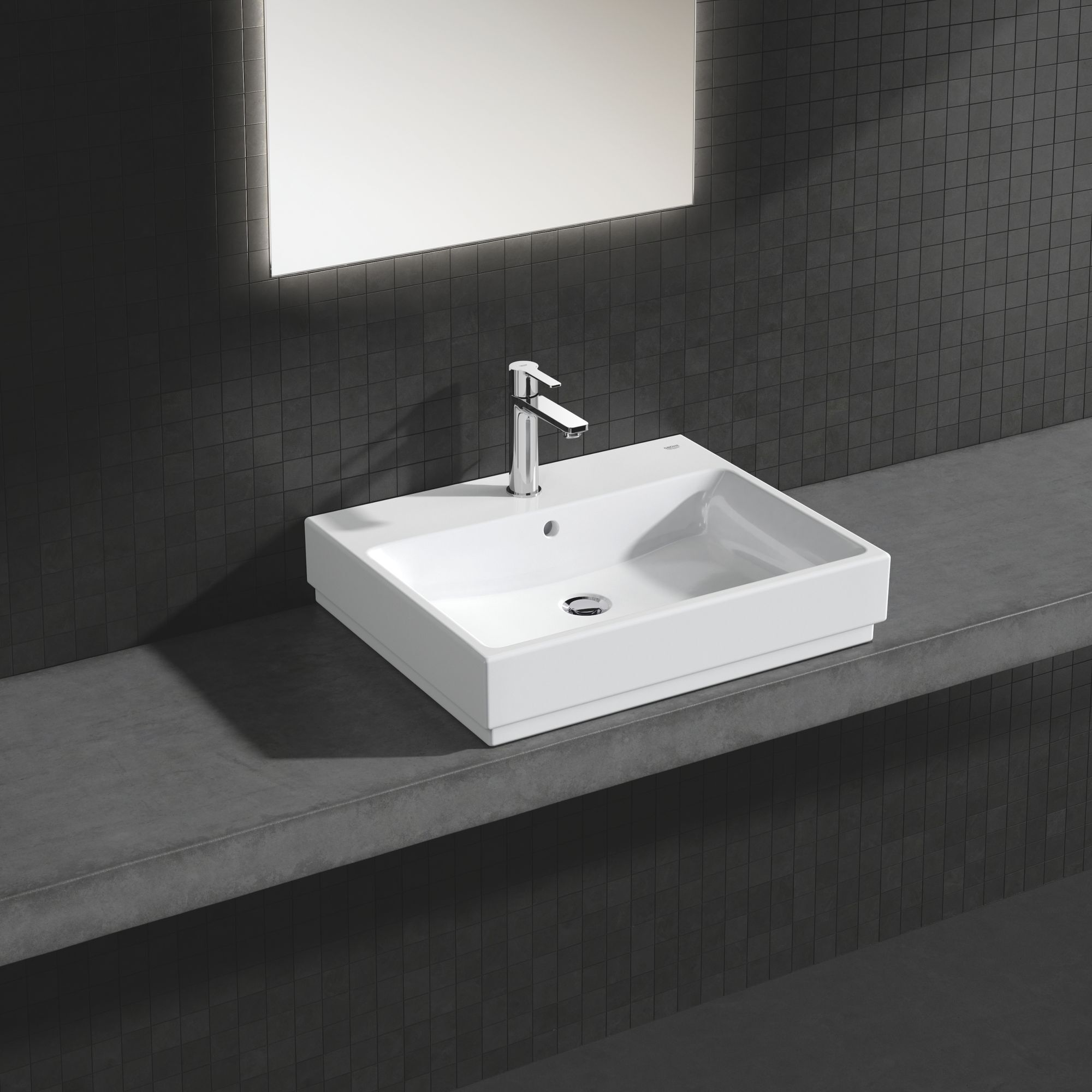 GROHE Cube Ceramic Vasque à poser 60 cm Blanc alpin