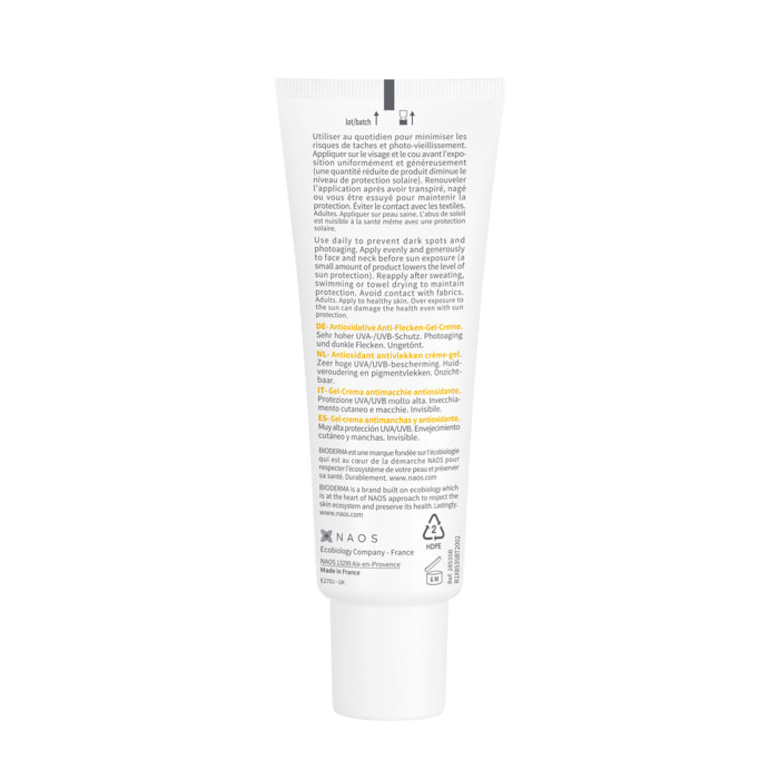 Photoderm Spot-Age - Gel-Crème Anti-Taches, Antioxydant, Invisible SPF50+ 40 ml