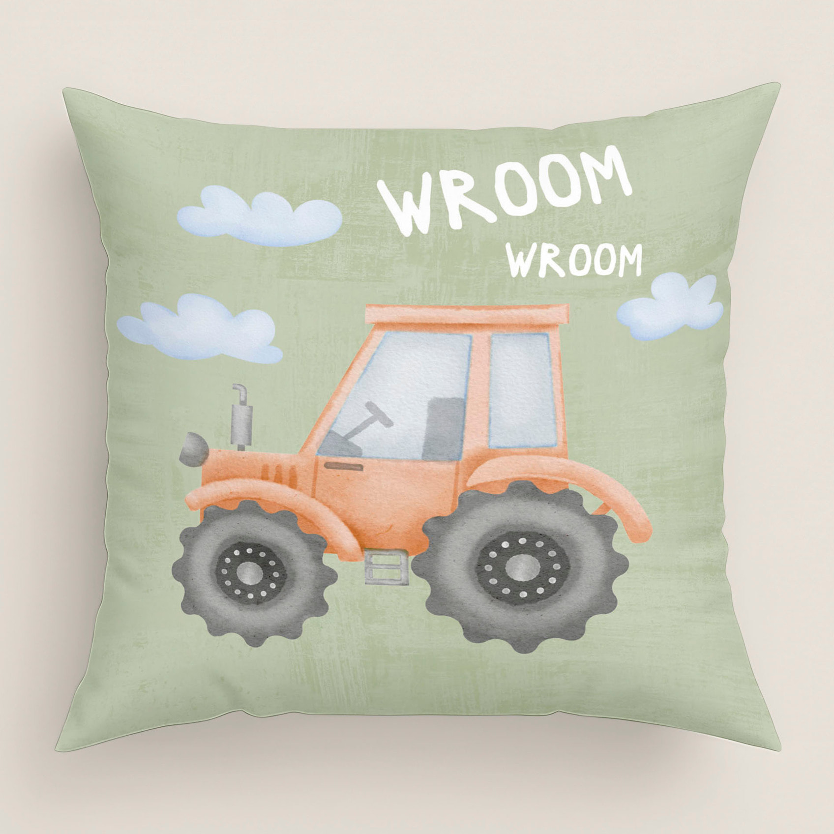 Cool Kids - Funda de Cojín Estampado - Con Cremallera - Sin relleno - 100% Algodón - Road