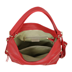 Bolso de hombro Cheval Firenze Sham Rojo