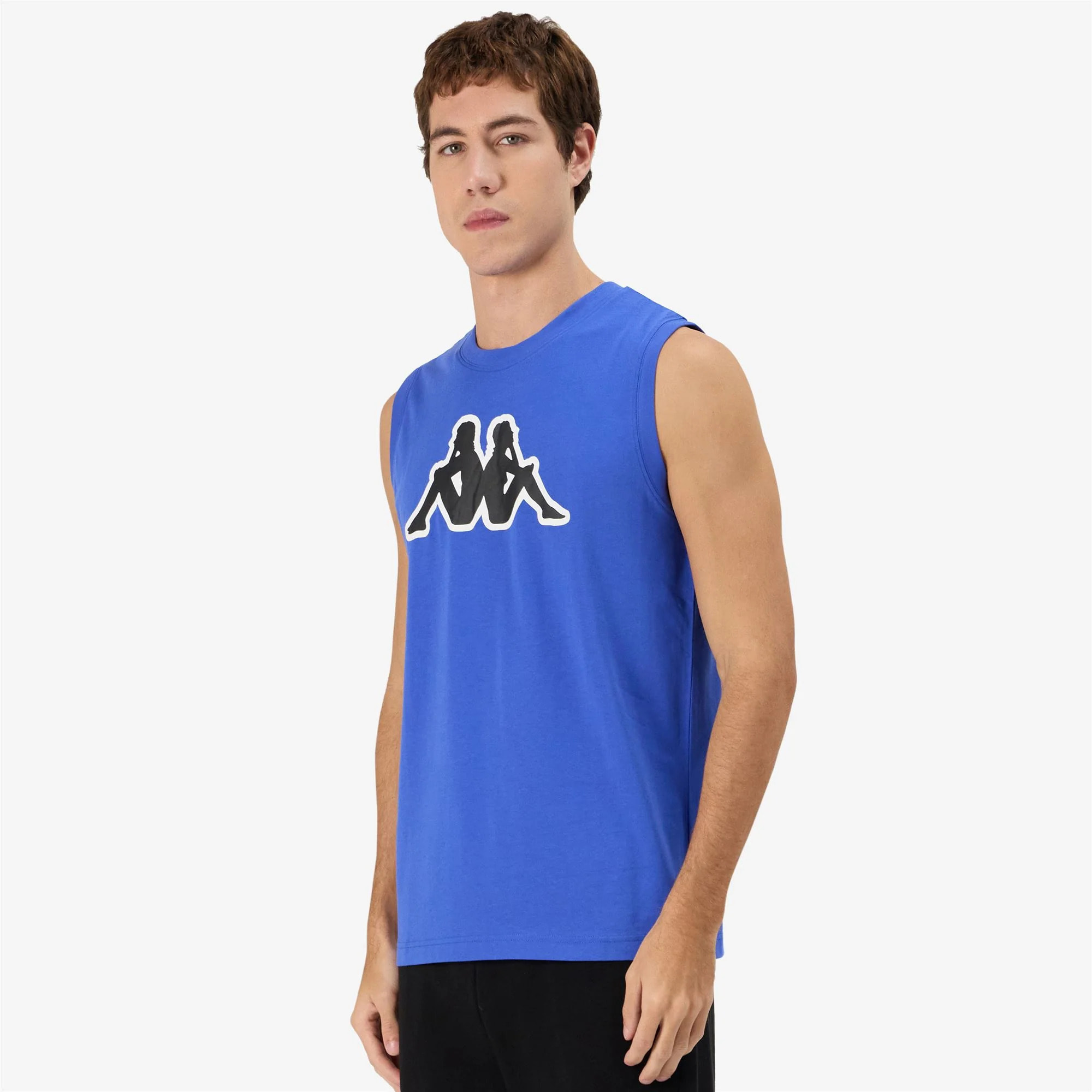 Kappa - T-Shirts & Top Uomo Blu - Logo Dwal