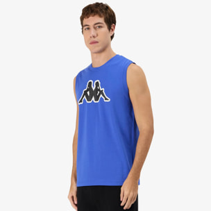 Kappa - T-Shirts & Top Uomo Blu - Logo Dwal