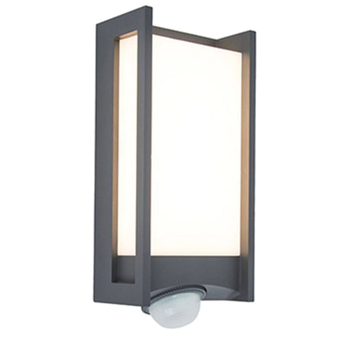 Applique murale secteur QUBO GREY LED H7