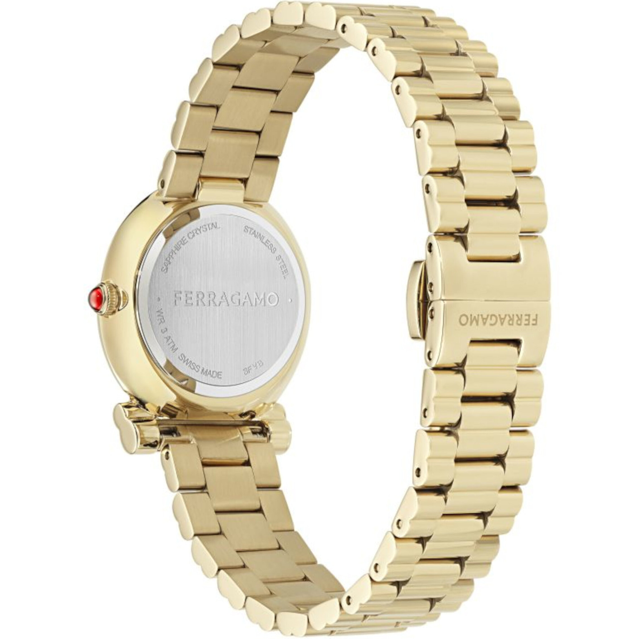 Ferragamo Reloj Analógico De Cuarzo Vb-Gancini Twisted 28Mm-F