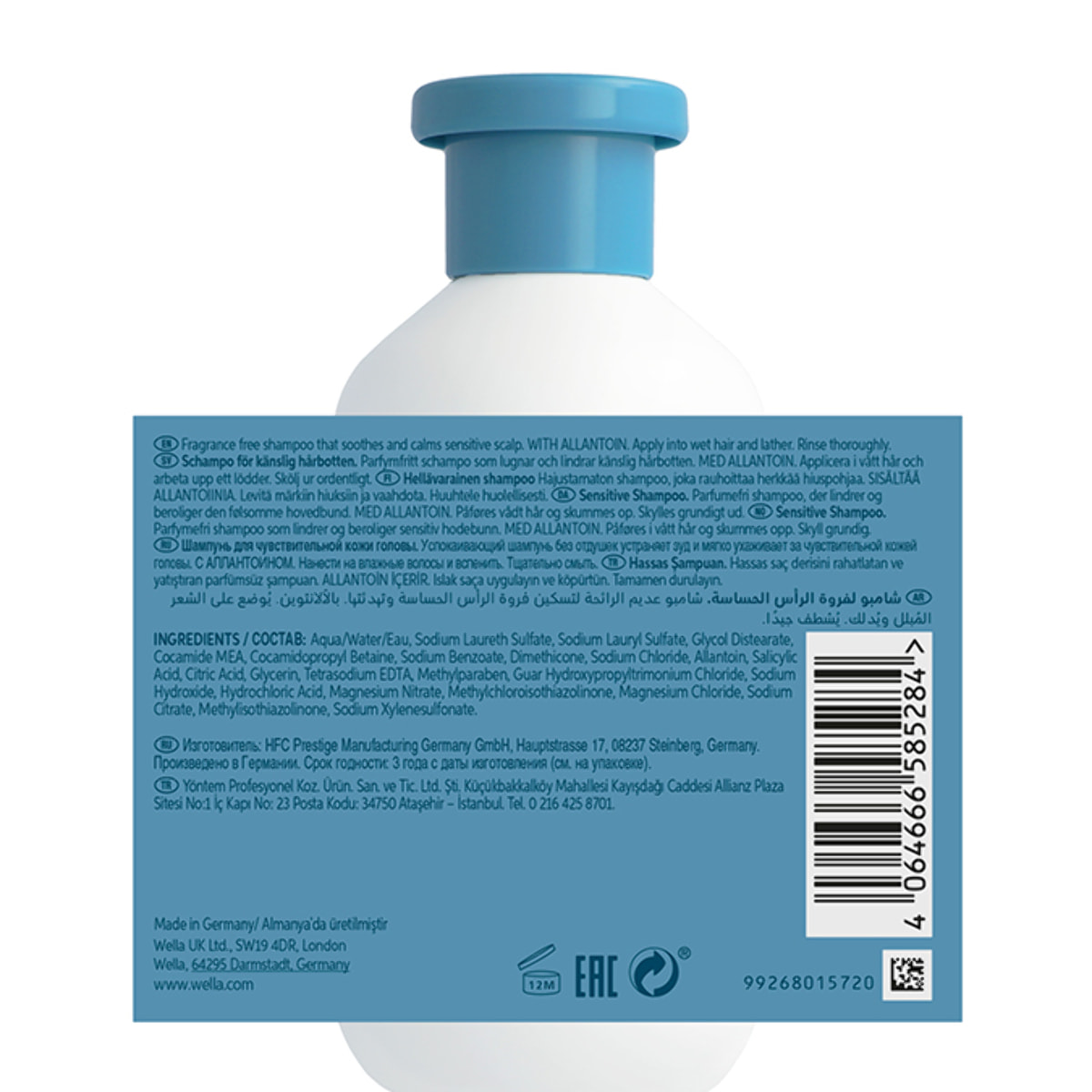 WELLA PROFESSIONALS Invigo Scalp Balance Sensitive Scalp Shampoo 300ml