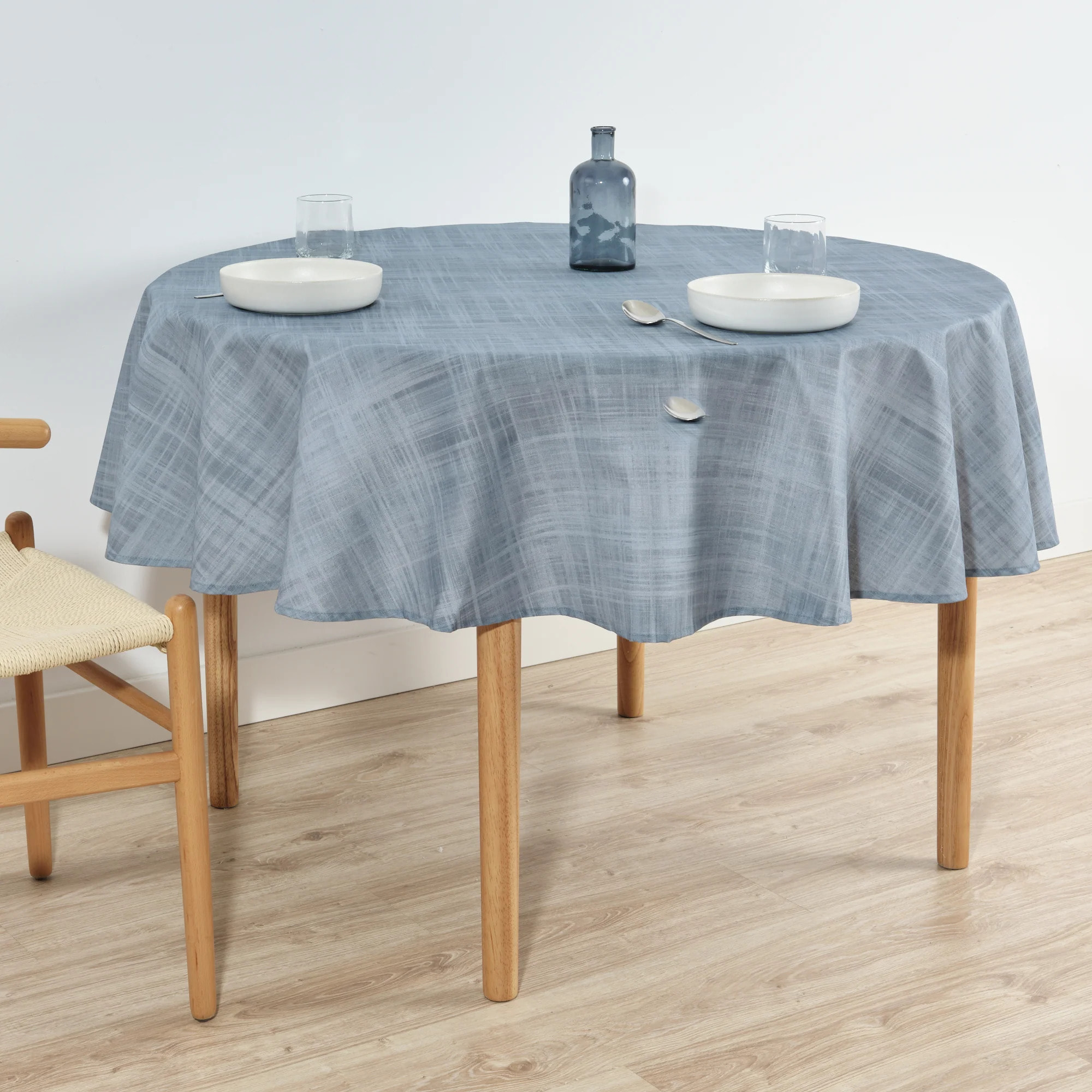 Nappe ronde en résine anti-taches 0120-19