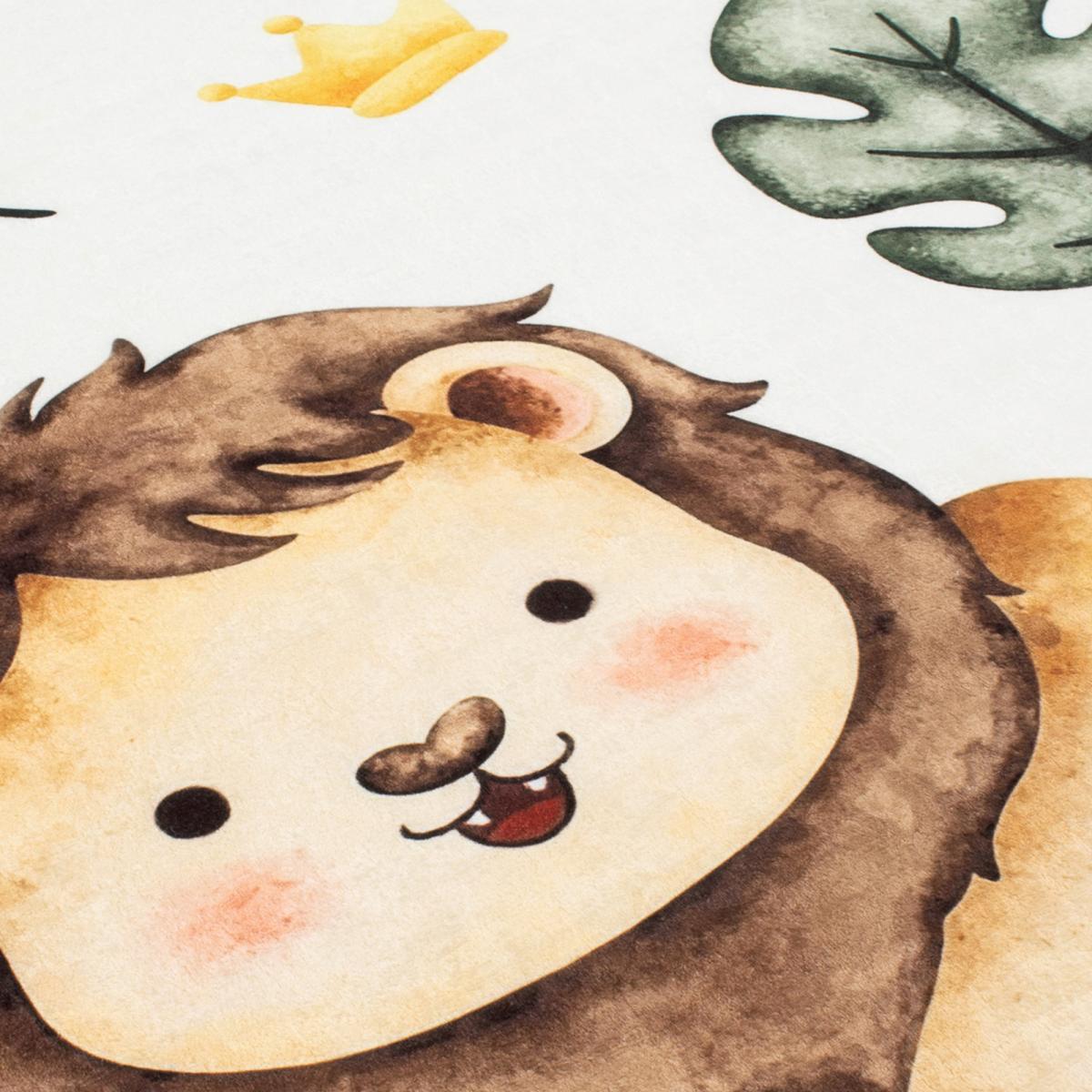 Tapis enfant tissé motif animaux KABO