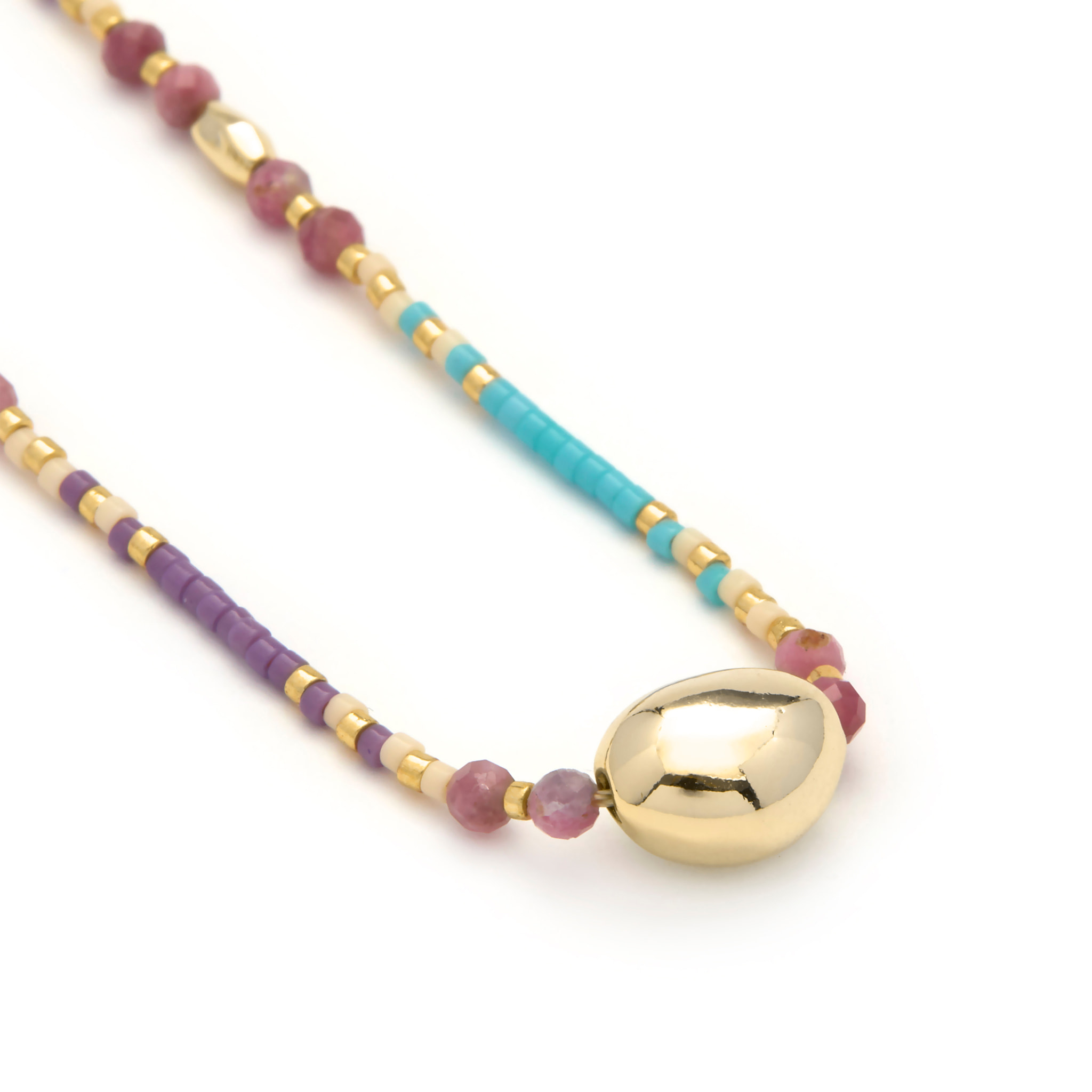 Collar Wasei acabado oro amarillo 18k