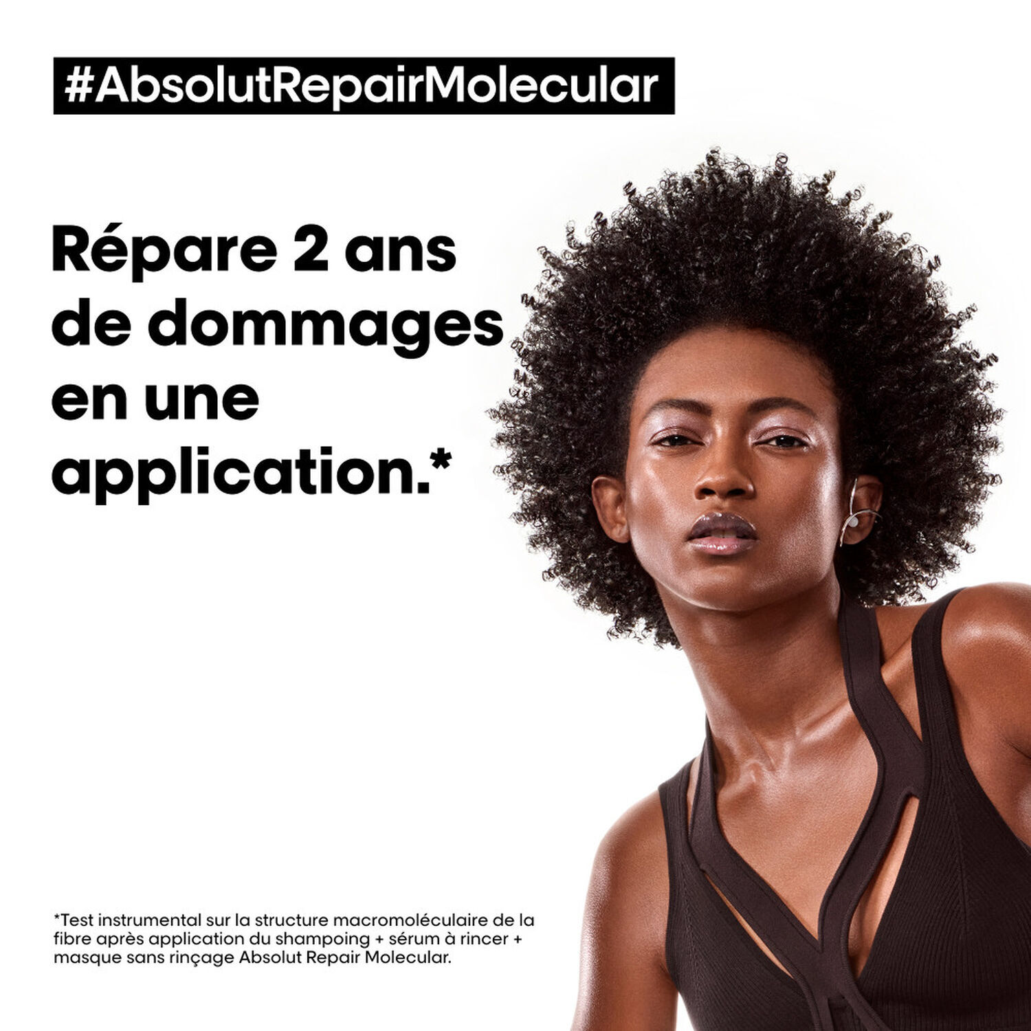 Série Expert Absolut Repair Molecular - Shampoing réparateur pour tous types de cheveux abîmés