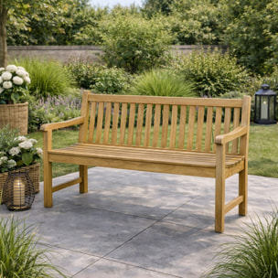 Banc 3 places en teck massif BOLMAN