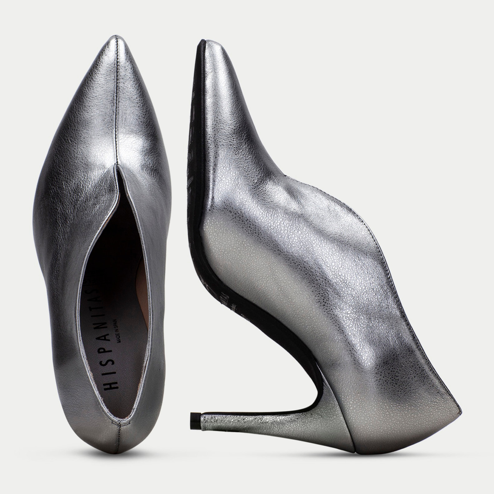 Abotinado Samanta Plomo 9 cm