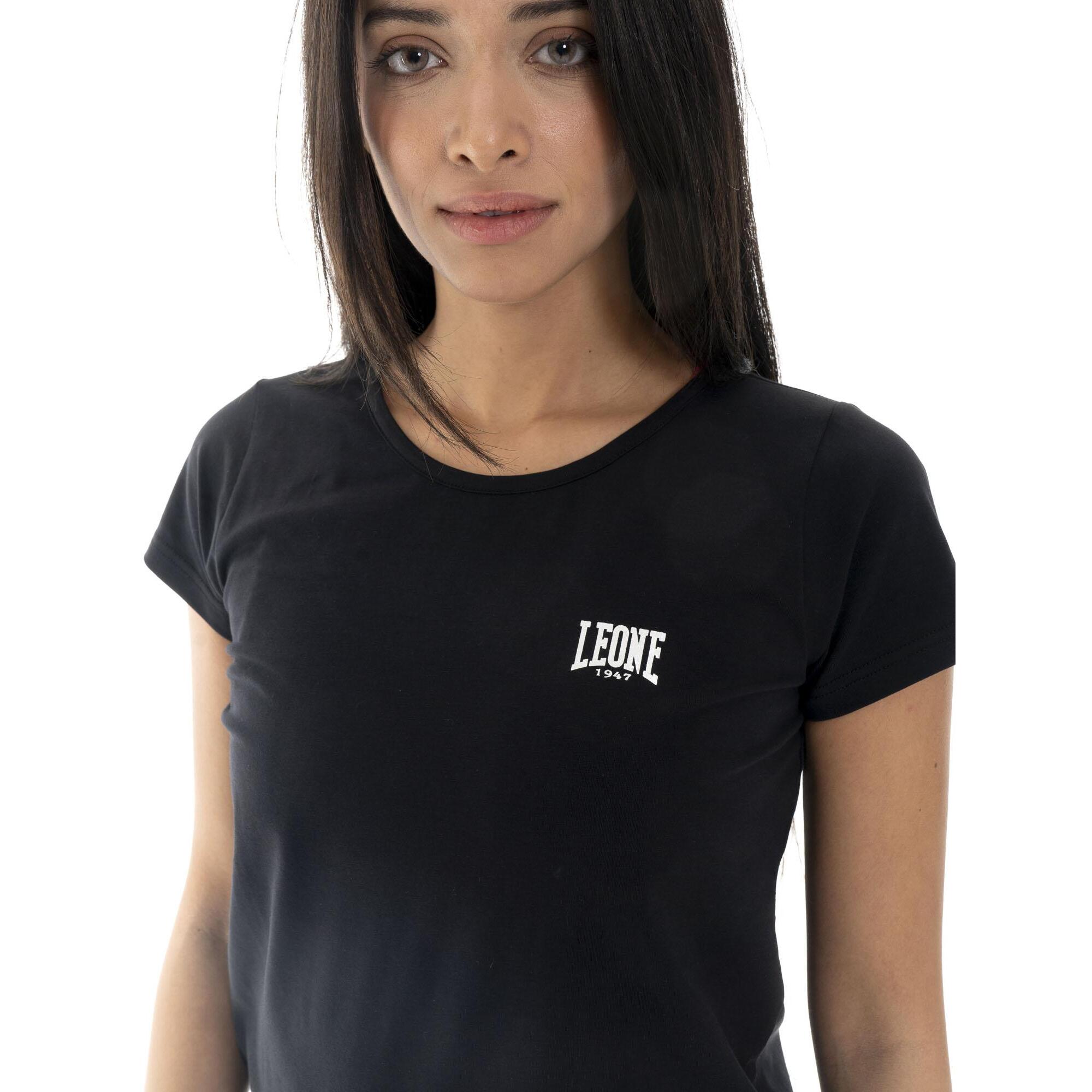 Camiseta de mujer con logo lateral de corazón Leone Basic