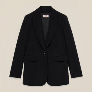 Oltre - Blazer de tejido técnico - Negro