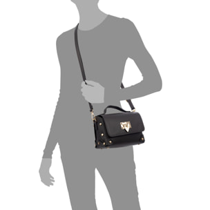 Barrali Bolso bandolera Mujer.Piel auténtica Ruga