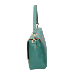 Borsa a spalla da donna - Modello Walda - Vera pelle - 34.0 x 17.5 x 10.0 cm