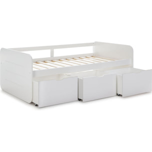 Lit banquette enfant avec tiroirs - LIO
