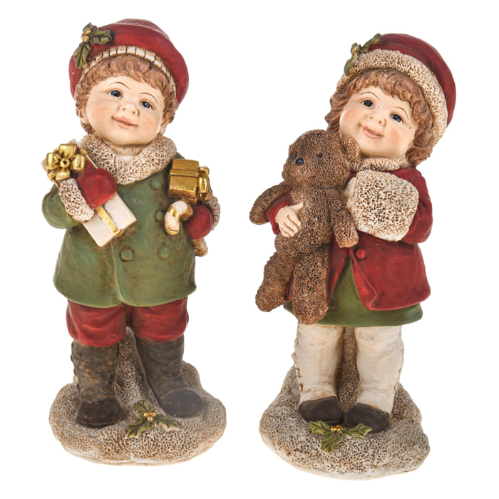 Bambini con doni nat. - Pezzi 2 - ROSSO - Bianchi Dino SpA