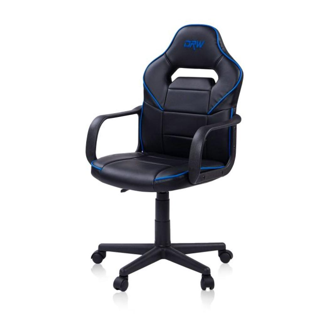 Silla gaming DRW Black Negro - Azul DRW