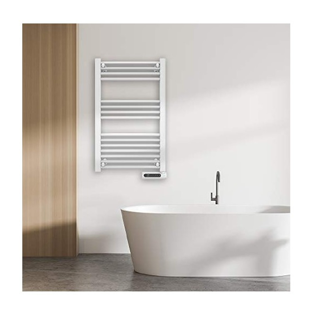 Radiador Toallero Eléctrico Bajo Consumo Ready Warm 9100 Smart Towel White 500 W