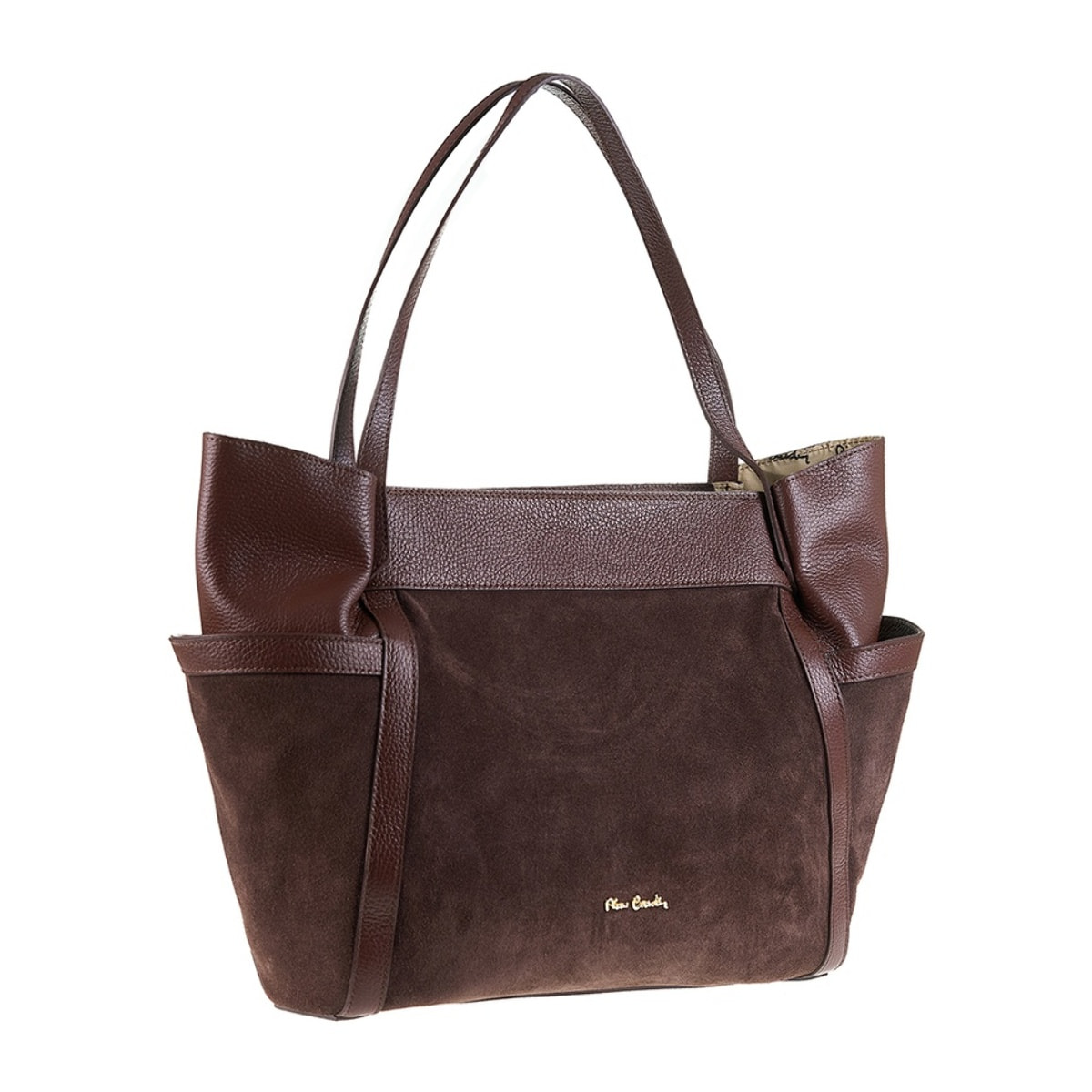 Borsa a spalla da donna Made in Italy - Modello Sereia - 100% pelle - 43.0 x 30.0 x 12.0 cm