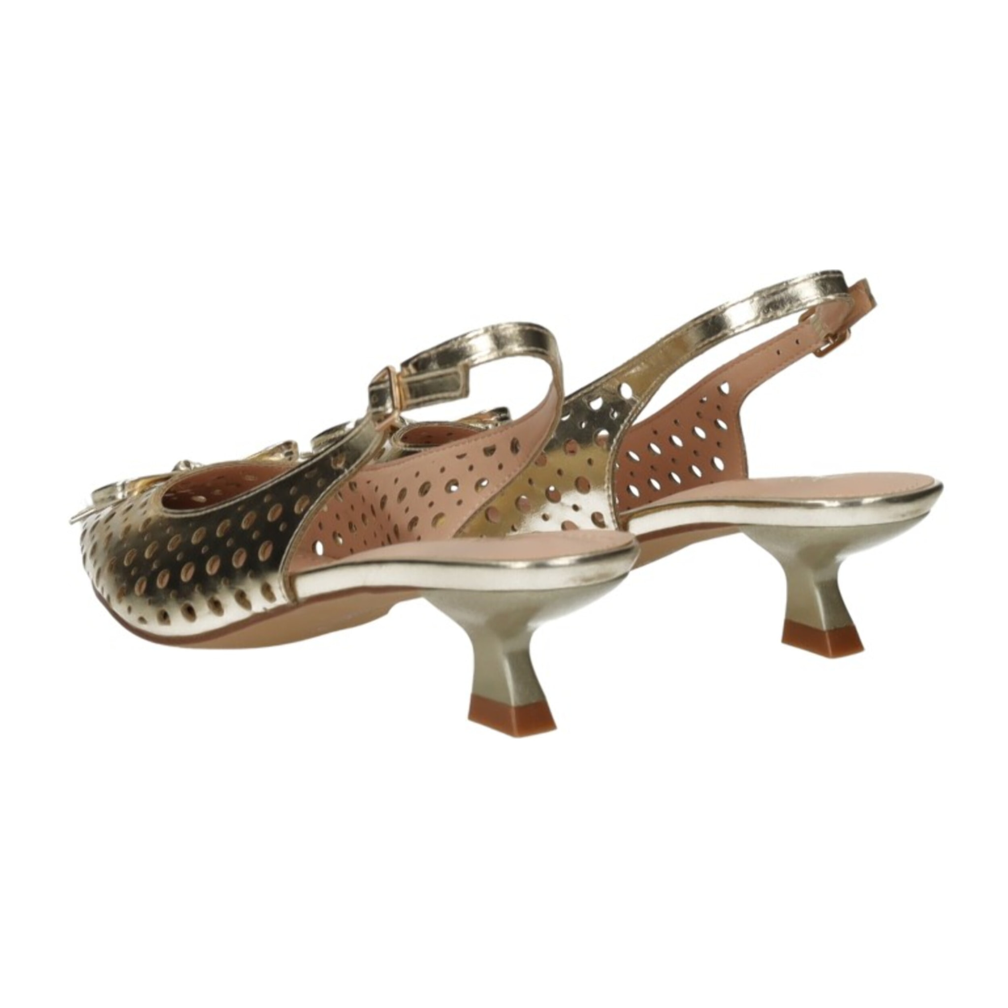 Décolleté sling back Donna Tata Italia Dorato