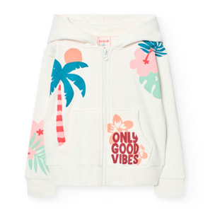 Veste en molleton à capuche