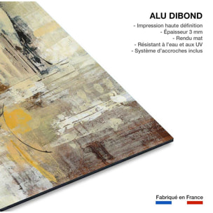 Tableau Lueur couleur crème Tableau alu Dibond