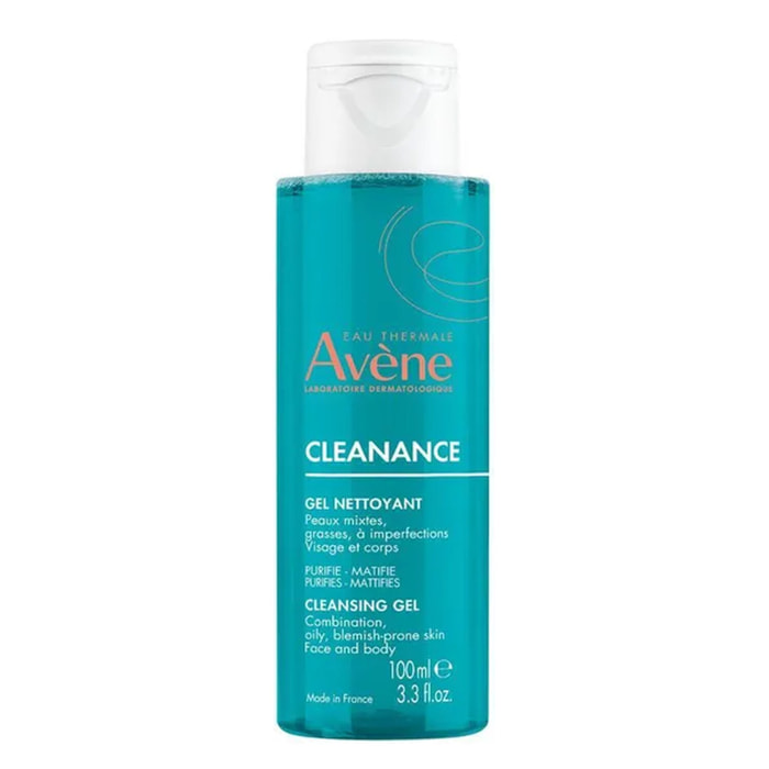 Cleanance - Gel Nettoyant Visage & Corps - Peaux Grasses à Imperfections 100 ml