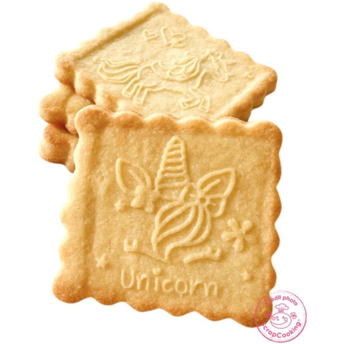 Set d'ustensiles de cuisine SCRAPCOOKING à biscuit forme licorne + découpoir