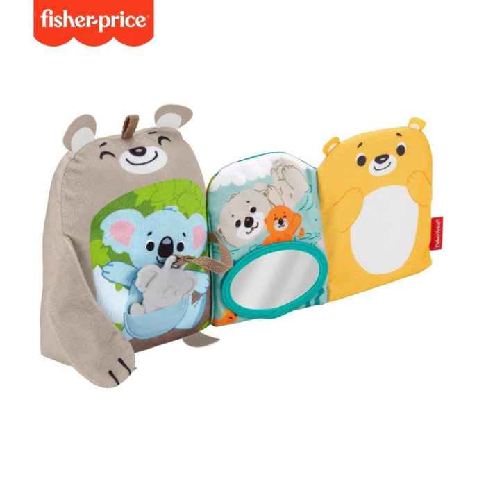 Fisher-Price Libro Attività delle Coccole, Giocattolo per Neonati 3+ Mesi unisex Fisher-Price