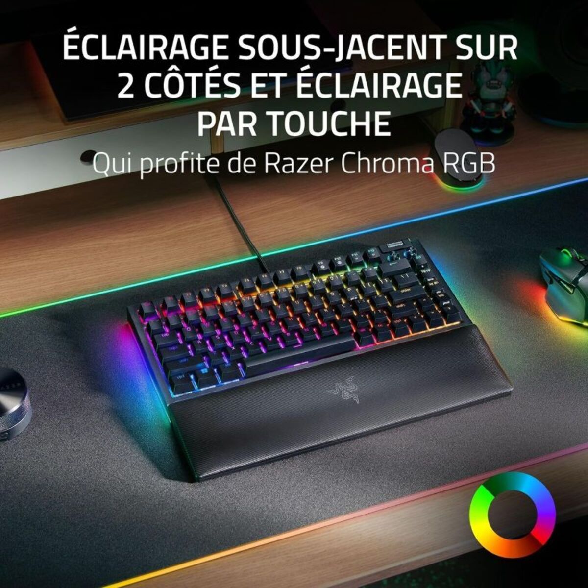 Clavier gamer sans fil RAZER BlackWidow V4 HyperSpeed Orange