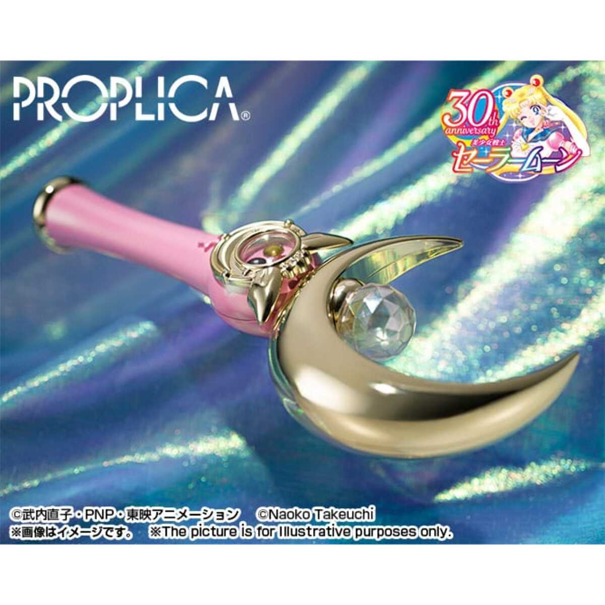 Sailor Moon Proplica Replica 1/1 Moon Stick Brilliant Color Edition 26 Cm Bandai Tamashii Nations