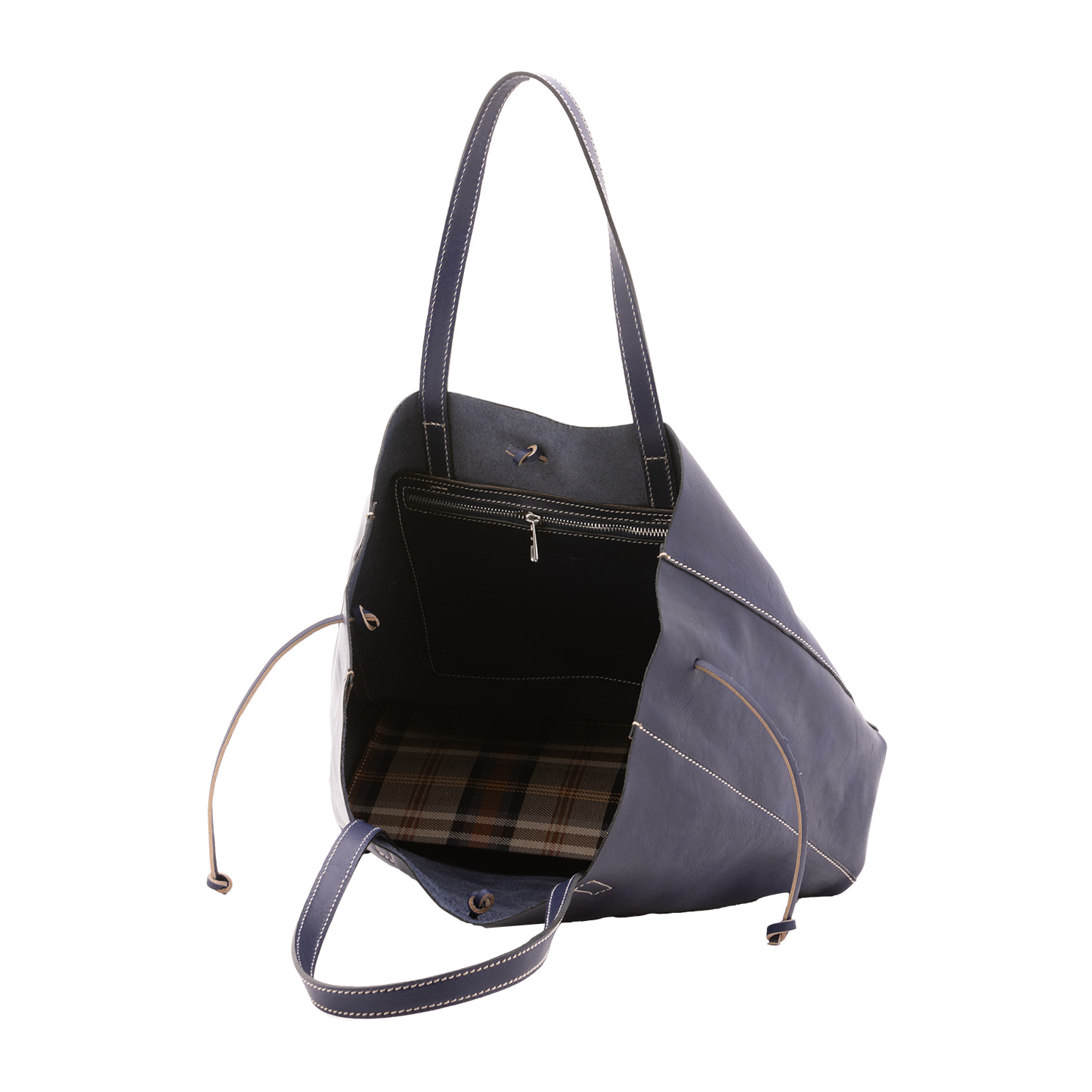 Borsa a spalla  unisex In Vera pelle Made in Italy 30x16x23 cm