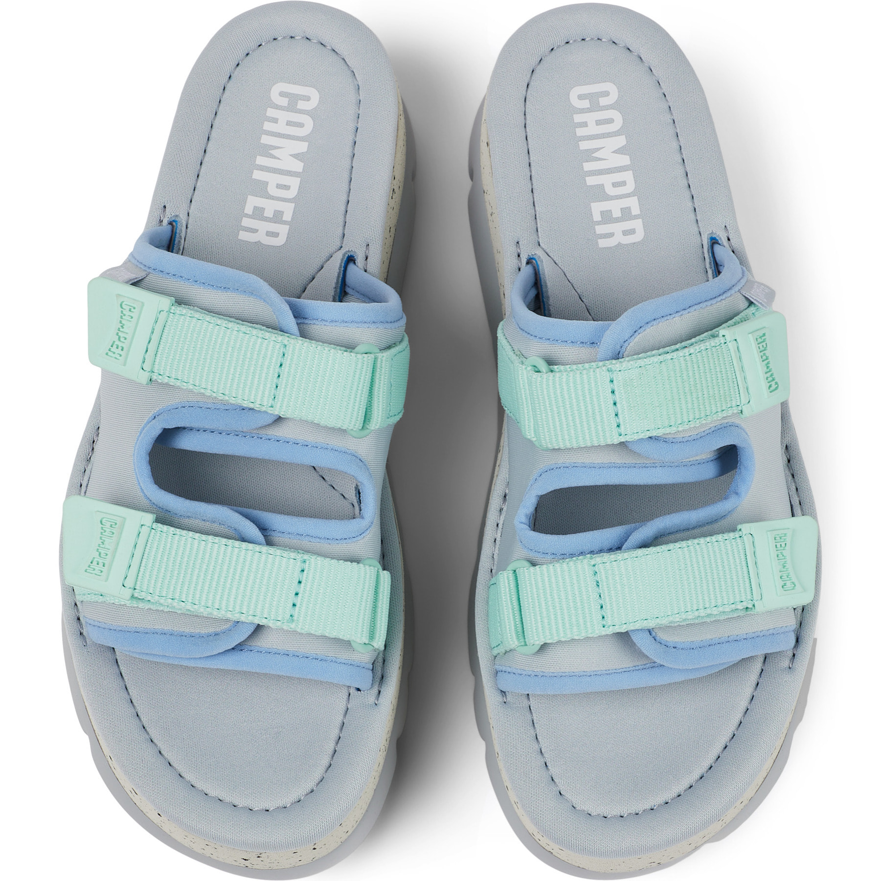 Sandalias - CAMPER Oruga Up - Multicolor - Textil técnico (poliéster reciclado)