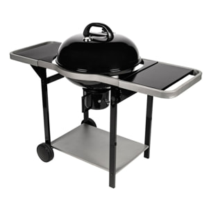 Barbecue au charbon boule + chariot Woodcreek