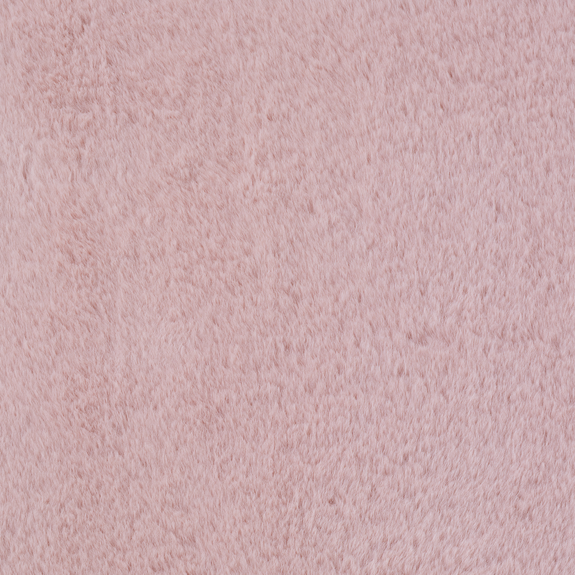 ALBA - Tapis rond doux rose à poils courts
