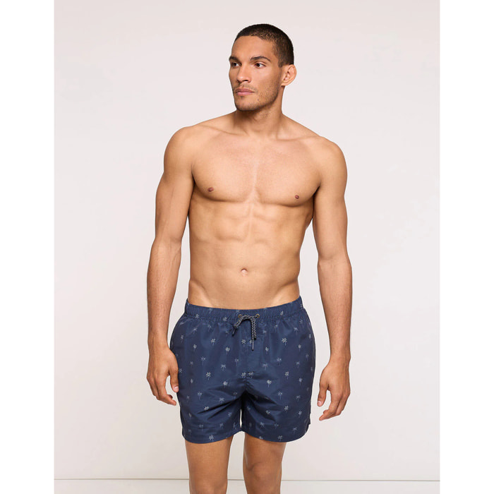 Bañador Estampado Azul Marino - Palmarius