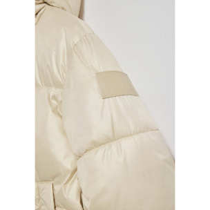 Chaqueta beige corta acolchada Sidney con detalles Polo Club