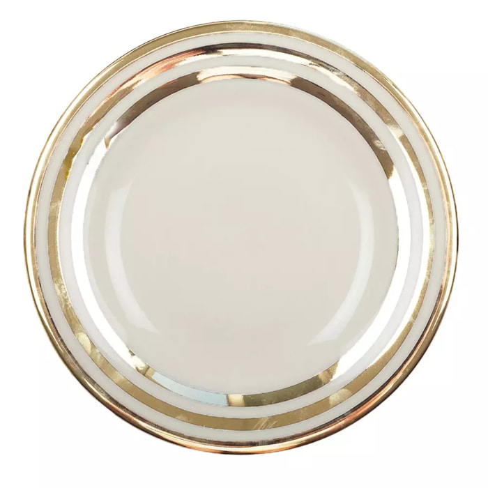 Assiette plate triple filet or 27cm
