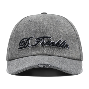 Gorra Logo Denim Negro