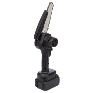 Motosega da 6 pollici, motore a spazzole, 20000 RPM, 180W e batteria da 13000mAh.