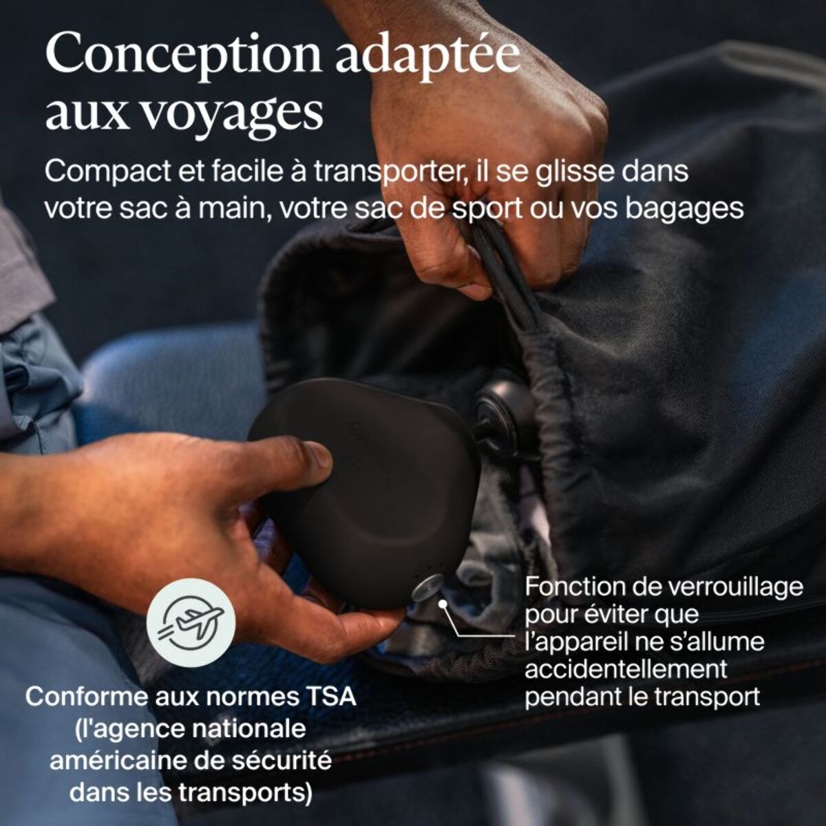 Pistolet de massage THERABODY Mini 3.0 Noir