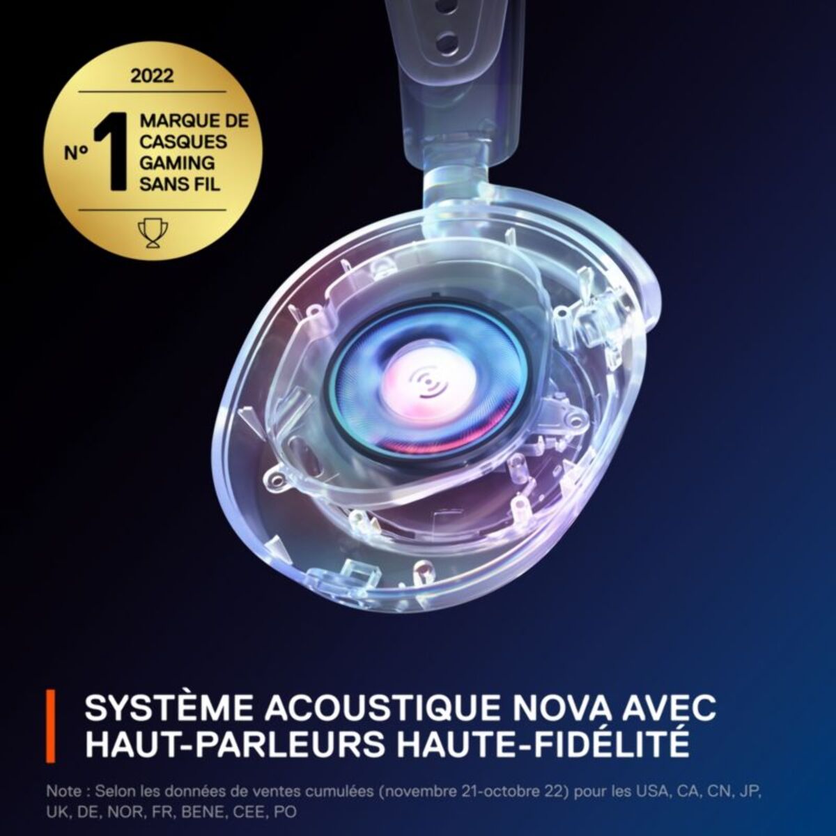 Casque gamer STEELSERIES ARCTIS NOVA 7X WHITE