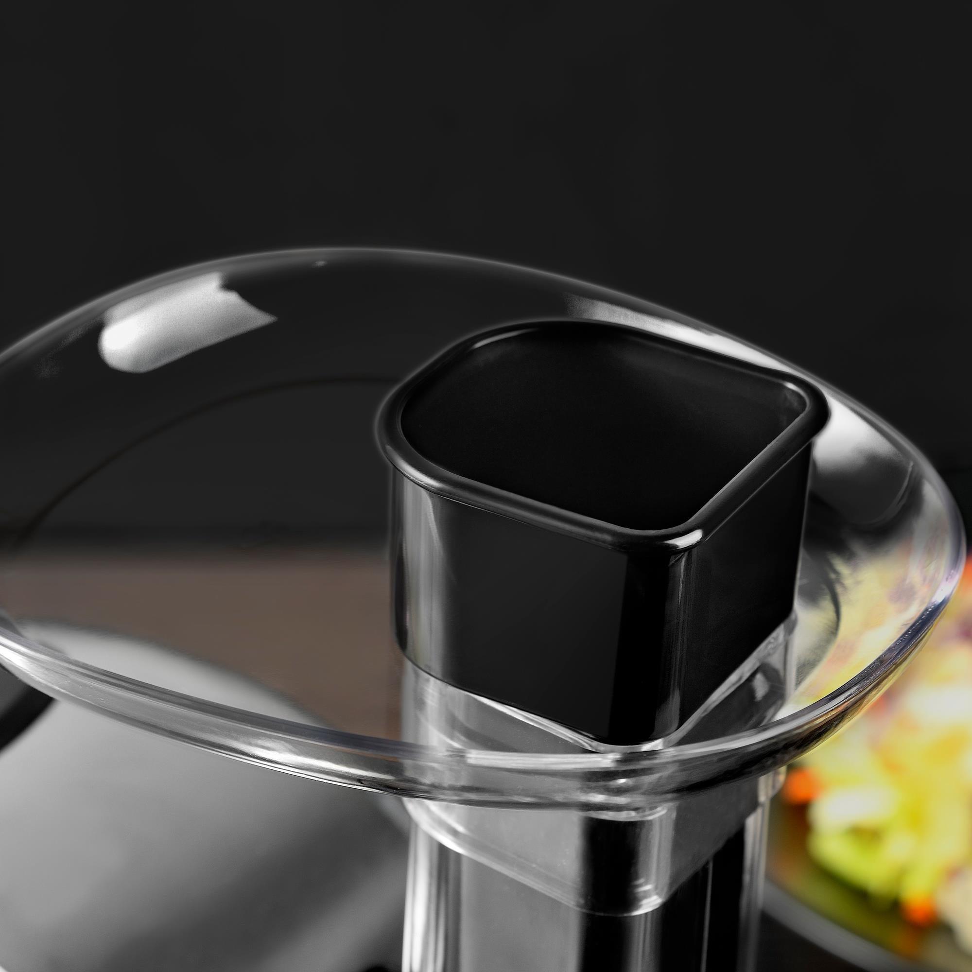 Rallador eléctrico foodies con 5 velocidades de 150w en acero inoxidable masterpro